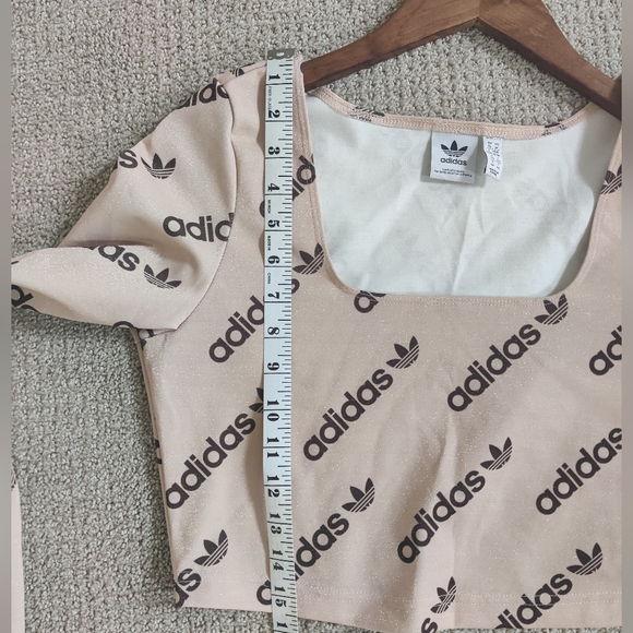 Adidas Athletic Crop Top -Size M - Picture 6 of 9